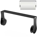 Paper Towel Holder Under Cabinet, One-Hand Tear, Wall Mount or Adhesive