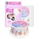 paper2eat Frosting Sheets 8.5"x11" 3ct White Edible Icing - Kosher