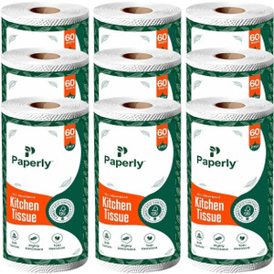 Paperly 2 Ply Kitchen Tissue Paper Roll