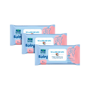 parachute advansed baby face  body baby wipes virgin coconut oil  99 pure water ph balanced
