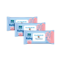 Parachute Advansed Baby, Face & Body Baby Wipes, Virgin Coconut Oil & 99% Pure Water, pH Balanced