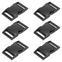 Paracord Bracelet Metal Buckles Release Replacement Backpack 1inch 6 Pack Heavy Duty Quick Side Release Buckle