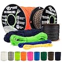 Paracord Planet 275lb Paracord – 3/32 Inch (2.38 mm) Nylon Crafting Cord with 5 Strand Inner Core – New Brown (10 ft)