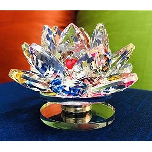 paradigm pictures home decor items positive energy fengshui crystal lotus flower medium