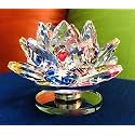 PARADIGM PICTURES Home Decor Items Positive Energy fengshui Crystal Lotus Flower (Medium)