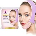 Paradream Double Chin Reducer, V Shaped Slimming Face Mask, Chin Up Mask, Face Lifting Belt (purple)