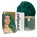 Paradyes Semi-Permanent Emerald Green Hair Colour | Conditioner-Based DIY Colour | For Colour Refresh | Best on Pre-Lightened Hair | 120g