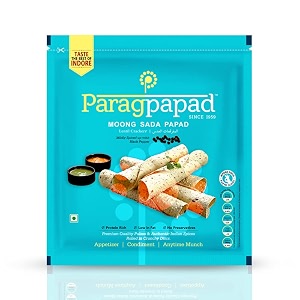 parag papad - premium moong sada papad 400gm  734 inch