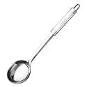 Parage 1 Pieces Stainless Steel Kitchen Tools for Home & Kitchen, Cooking and Serving, Ladle(Karchhi) for Serving/Cooking/Pouring All Types of Gravies/Dal/Curries, Silver, Size: 34.2 cms