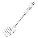 Parage 1 Pieces Stainless Steel Kitchen Tools for Home &amp; Kitchen, Cooking and Serving, Slotted Turner/Spatula (Palta) for Dosa/Roti/Omlette/Paranthas/PavBhaji/Breads, Silver, Size: 35.5 cms