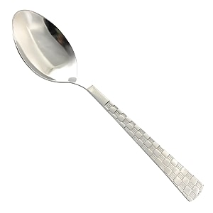 parage 12 pieces stainless steel spoon set for home amp kitchen155 cm long tea coffee sugar amp spices small spoons dining tableware silver dilare
