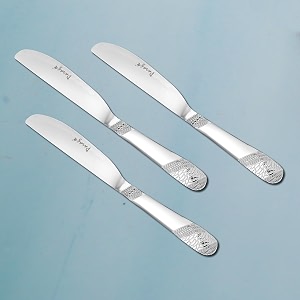 parage 3 pieces premium stainless steel butter knife for home amp kitchen 4 mm thick luxury dining tableware gift jam spreader spread butter imperial design