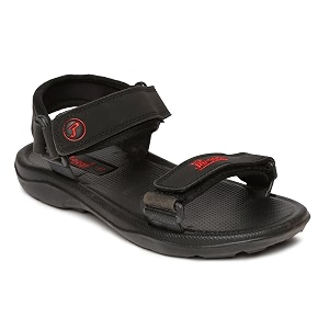 Paragon Mens Black Sandals Floaters-6 UK