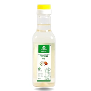 parampara naturals coconut oil wooden cold pressed virgin coconut oil edible kohlu chuck cold press extracted oil for cooking hair amp smooth skin moisturizer 250 ml