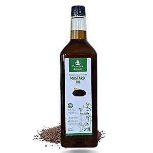 parampara naturals cold pressed mustard oil for cooking wood pressed mustard oil natural amp pure kacchi ghani sarso oil chemical-free for daily use