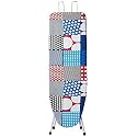 PARASNATH Wooden Ironing Board Press Table 18" X 48" with Wire Press Holder and Metal Legs Large Size - Foldable & Adjustable Colour May Vary, Multi-Color Made in India