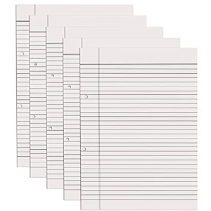 a4 white ruled paper 200 sheets both side ruled loose leaf project sheets for assignments practicals and homework