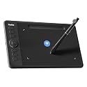 Parblo Intangbo SW Wireless Drawing Tablet,7x4 inch,6 Customized Keys, Digital Graphics Tablets with 16384 Pressure Levels, S01 Battery-Free Stylus Compatible with Windows/Mac/Android-Black