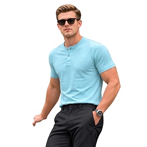 Parcel Yard Mens Cotton Rich Solid Polo