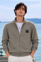 ParcelYard Full Sleeve Self Design Men Sweatshirt