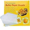 Anchara Parchment Paper for Food Wrapping, Sandwich, Pizza, Burger Baking, Cooking Frying -100 Sheets - Standard