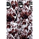 213 cm Printed Floral Design Window Long Curtain (Brown) | Fine Quality Polyester Fabric | for Home | 213L x 121W Centimeters | 7 Feet | Pack of 2