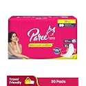 Paree Super Soft Sanitary Pads For Women|Xl-30 Pads Each (Combo Of 2)|With Double Feathers|Trifold Sanitary Pads|Quick Absorbtion|Heavy Flow Champion|With Disposable Covers|Wide Coverage|Gentle Fragrance|Leakage-Proof|Skin Fr