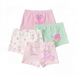 parent kids series baby underwear little girls39 cotton short panties multicolor
