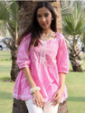 PARI A1 Party Printed Women Pink Top