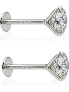 paridhi 925 sterling silver cz stud earrings b003 cubic zirconia sterling silver stud earring earring set