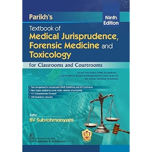 parikhs textbook of medical jurisprudence forensic medicine and toxicology for classrooms and courtrooms 9ed pb 2025