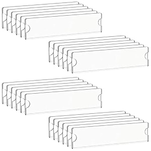 parikshit sublimation 4x2 4pcs acrylic name plate holder for office wall table door desk clear name plate stand sign organizor 4 x 2 inch - pack of 4 wall mounted