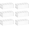 Parikshit Sublimation 6x2 24pcs Acrylic Name Plate Holder for Office Wall Table Door Desk Clear Name Plate Stand Sign Holder Organizor (6 X 2 INCH - PACK OF 24, Wall Mounted)