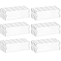 Parikshit Sublimation 10x3 24pcs Acrylic Name Plate Holder for Office Wall Table Door Desk Clear Name Plate Stand Sign Holder Organizor (10 X 3 INCH - PACK OF 24, Wall Mounted)