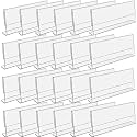 Parikshit Sublimation 6x3 24pcs acrylic name plate holder for office wall table door desk clear name plate stand sign holder organizor (6 X 3 INCH - PACK OF 24, Table Top)