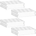 Parikshit Sublimation 4x2 4pcs Acrylic Name Plate Holder for Office Wall Table Door Desk Clear Name Plate Stand Sign Organizor (4 X 2 INCH - PACK OF 4, Wall Mounted)