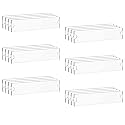 Parikshit Sublimation 10x2 24pcs Acrylic Name Plate Holder for Office Wall Table Door Desk Clear Name Plate Stand Sign Holder Organizor (10 X 2 INCH - PACK OF 24, Wall Mounted)