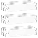 Parikshit Sublimation 10x2 12pcs Acrylic Name Plate Holder for Office Wall Table Door Desk Clear Name Plate Stand Sign Holder Organizor (10 X 2 INCH - PACK OF 12, Wall Mounted)