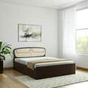 Parin LED Engineered Wood Queen Hydraulic Bed