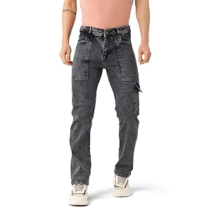 PARIS HAMILTON Men Relaxed Fit Colorblocked Distressed
