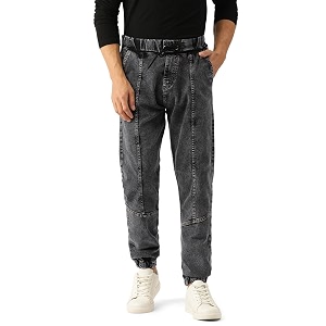 PARIS HAMILTON Men Relaxed Fit Stretchable Heavy