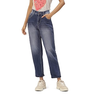 PARIS HAMILTON Womens Girls High Waist Straight