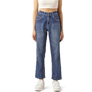 PARIS HAMILTON Womens Girls High Waist Straight