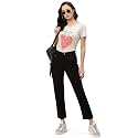 PARIS HAMILTON WomensGirls High Waist Straight fit