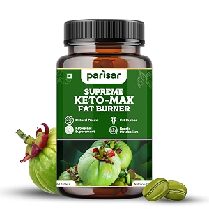 parisar pharma keto fat burner for men amp women - 1000mg weight loss supplement with garcinia cambogia green coffee beans amp green tea extract  metabolism booster supports fat burning  60 tablets