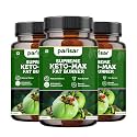 Parisar Pharma Natural Keto Fat Burner Supplement - 60 Tablets (Pack of 3) - Supports Weight Loss, Enhances Metabolism, Boosts Energy, with Natural Ingredients, Gluten-Free for Keto Dieters