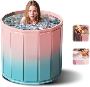 paritirth icebath-01 portable ice bath tub 79 gallon free-standing bathtub 100 or above l