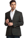 PARK AVENUE Checkered Single Breasted Formal Men