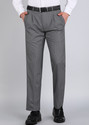 PARK AVENUE Comfort Fit Men Grey Trousers