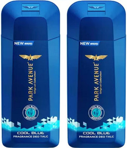 park avenue cool blue fragrance deo talc 100g pack of 2 2 x 100 g